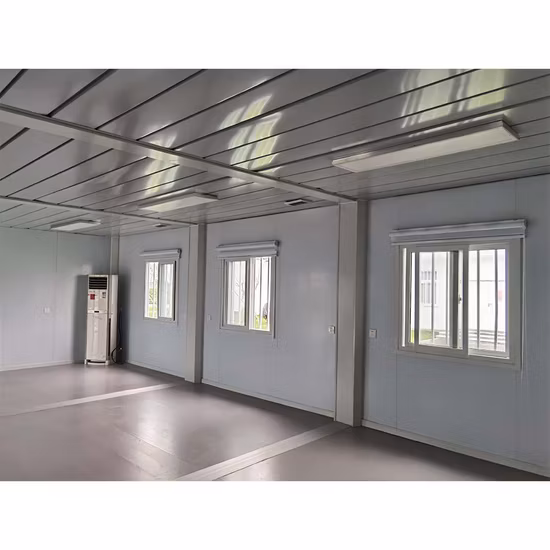 China 20/40FT Expandable Prefabricated Modular Steel Structure Portable Tiny Home Caravan Construction Villa Camp House Prefab Mobile Shipping Container House