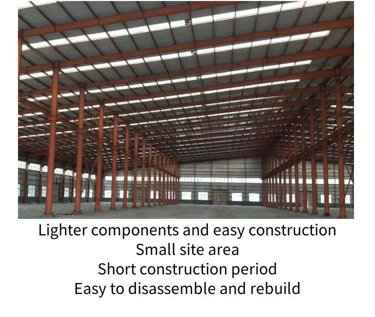 Prefabricated Metal Shed Steel Structure Building Workshop Steel Structure Warehouse