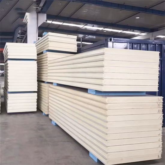 Construction Material Board Cold Storage Hollow Glass-Magnesium Colored Steel Sandwich Panel