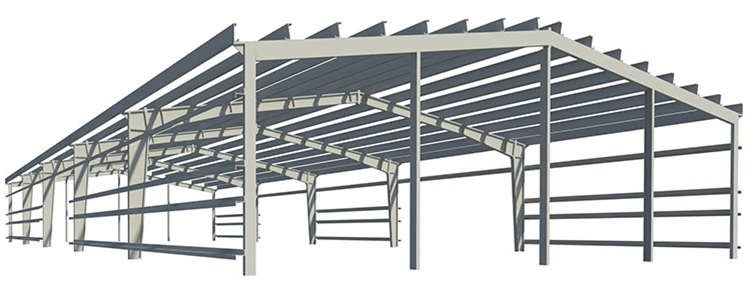 Prefabricated/Prefab Storage/Workshop/Hangar/Garage/Shed Steel Material Design Light Bonded Sandwich Panel Sheet Structure Building Warehouse with Metal Frame