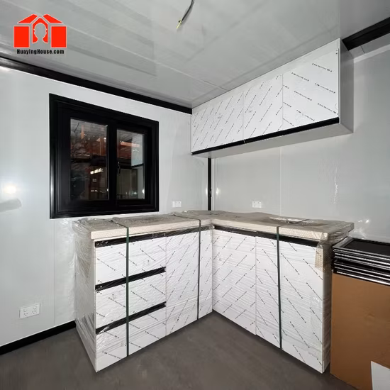 格安アメリカの小型プレハブ、大型40フィートから20フィートの拡張可能な折りたたみ式プレハブコンテナハウス販売